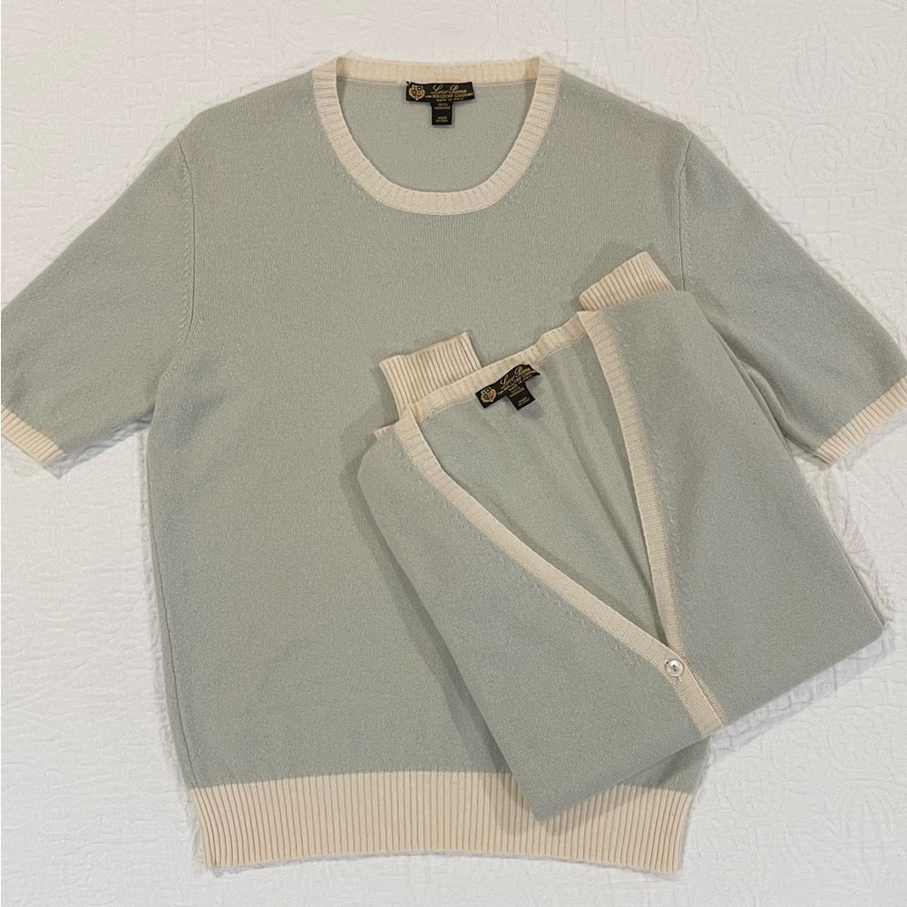 Loro Piana Cashmere Sweater Set Size 44 (S/M)